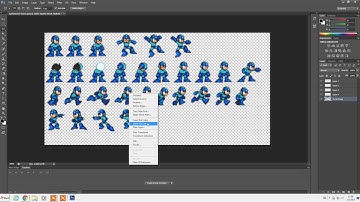 (V1) Photoshop CS6 - Animated GIF from Sprite Sheet