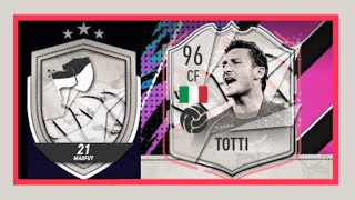 TOTTI'S HYBRID Francesco Totti SBC MAD FUT 21 ️ Objectives [12/12] MADFUT ICON 96 TOTTI