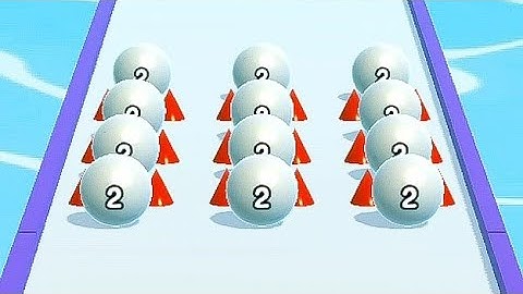 BALL RUN 2048🔵🔴🏳️‍🌈Pro Gameplay Android,iOS Mobile Game (Part 57)