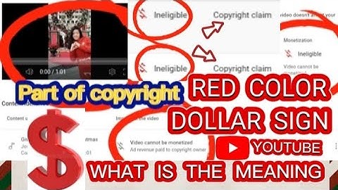 Why Red color dollar sign what is the meaning/Bakit Red ang kulay ng dollar sign (easy tutorial)