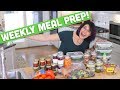 Meal Prep for the Week! Oat Muffins, Chimichurri Egg Salad, BBQ Drumsticks & more! - Mind Over Munch