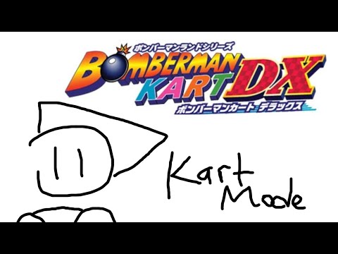 Playing Bomberman Kart DX Kart Mode (Part 1)