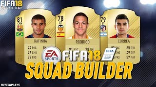 Fifa 18 squad builder - cheap la liga starter team! under 25k! w/ rodrigo, correa + rafinha!