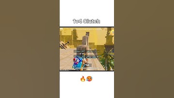 FASTEST 1V4 🥵🔥 CLUTCH #bgmi #shorts #pubg #scout #1v4 #1v4clutch