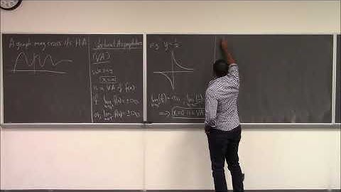 Math 1206-R03 Lecture 27 - Vertical and Horizontal Asymptotes; Curve Sketching