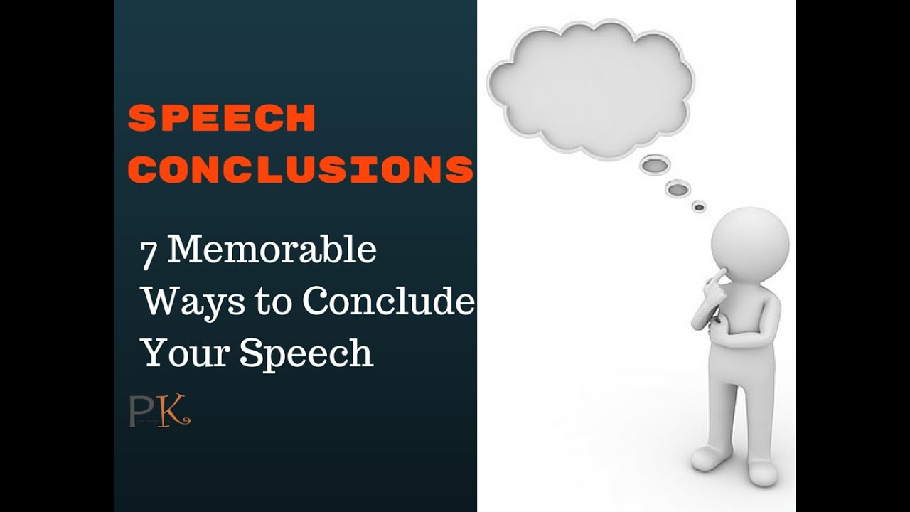 how to conclude speech