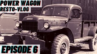 Dodge POWER WAGON Restoration Vlog: *EPISODE 6* FIRST START Chrysler 230 Flathead