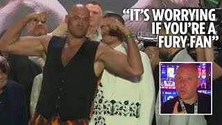 Tyson Fury REFUSES to look at Oleksandr Usyk during Ring of Fire press conference