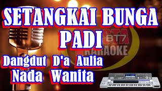 SETANGKAI BUNGA PADI AULIA D'A  COPER NO VOCAL NADA WANITA   Karaoke