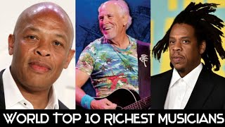 World 10 Richest Musicians | Jay Z | Rehanna | Andrew Lloyd Webber | Paul McCarteny | Jimmy Buffett