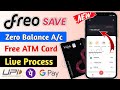 Freo save Zero Balance Account opening online | Freo Save Bank Account opening online 2023