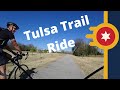 Cycling in Tulsa  | Osage Prairie Trail Timelapse