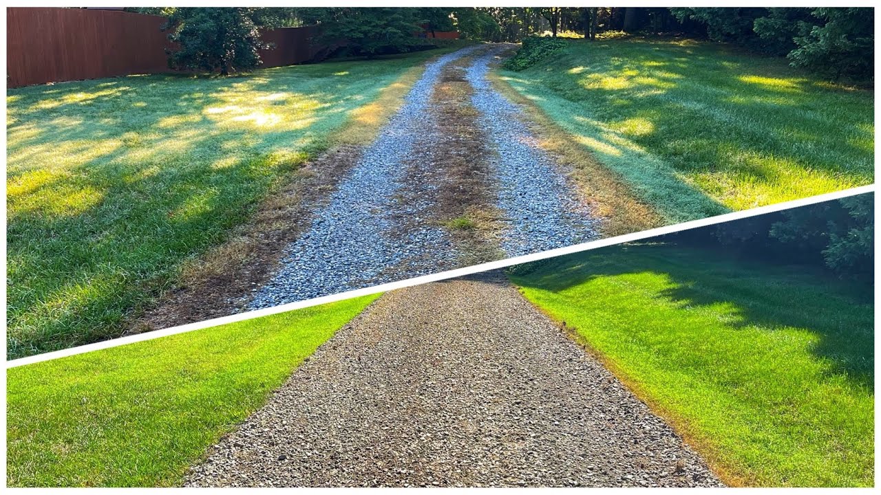 Grass Is TAKING OVER This Driveway Gravel Driveway Repair Kubota 