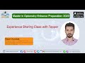 Experience sharing class with topper  master entrance preparation class  mero eye