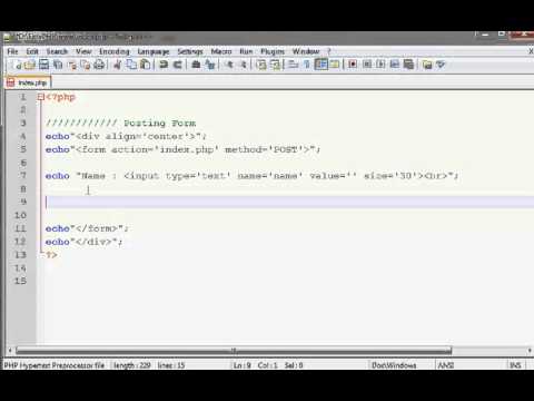 How to make a web page part 3 (php)