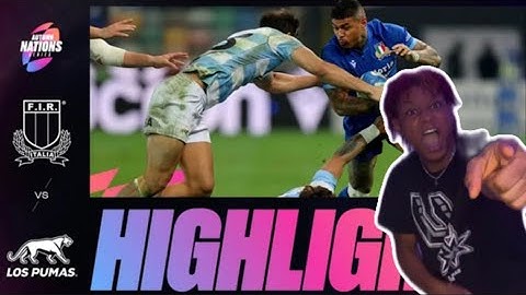 2024 Autumn Nation Series; Argentina Vs. Italy
