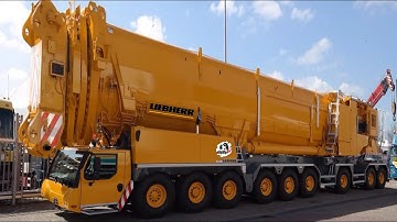 Top 10 Biggest Liebherr All Terrain Crane in Action #liebherr #liebherrcranes