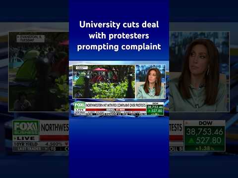 Northwestern University hit with fed complaint over anti-Israel protests #shorts
