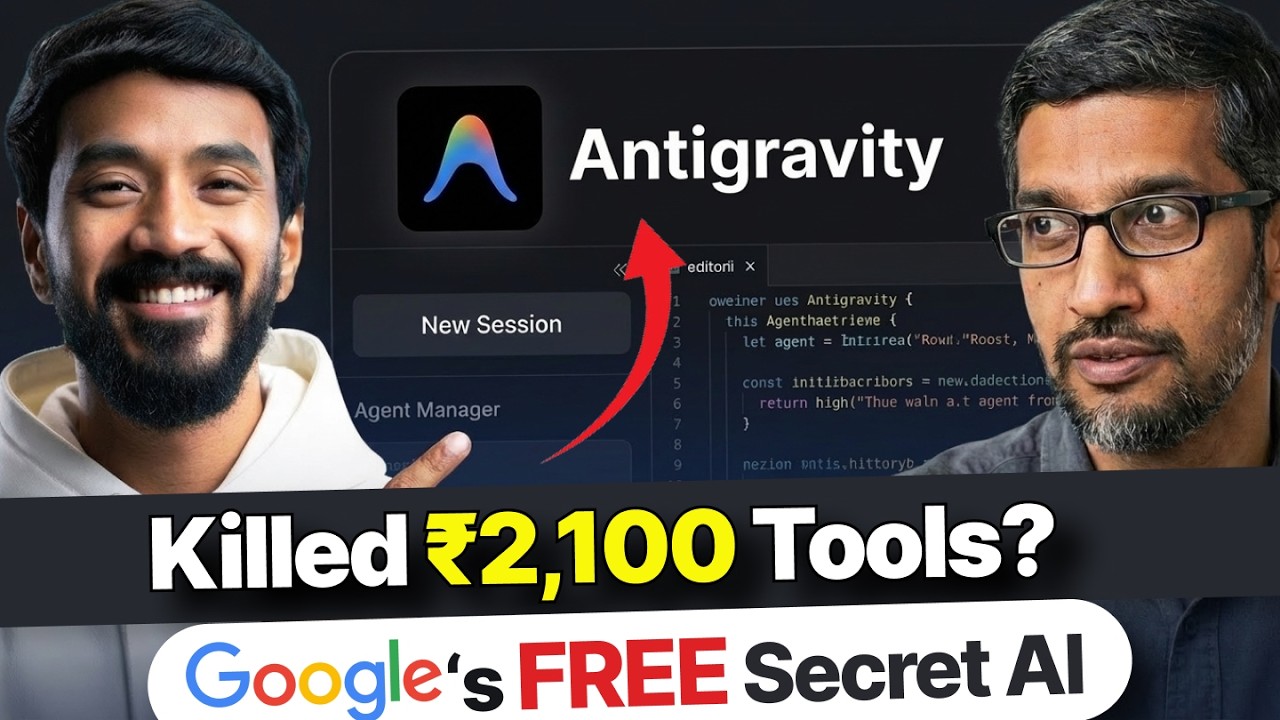 Google's Secret FREE Tool DESTROYS ₹2,100/Month AI Coders (Built 3 Apps in Minutes)