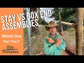 Fence end assembly showdown steel stay vs timber box which is best for your farm how to build both