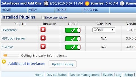 (HS3) HomeSeer Software Plug in Installation