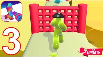 Blob Runner 3D Part 3 Level 39 - 57 Gameplay  (iOS,android)