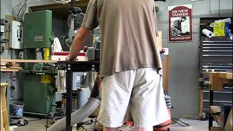 Climb cutting on router table