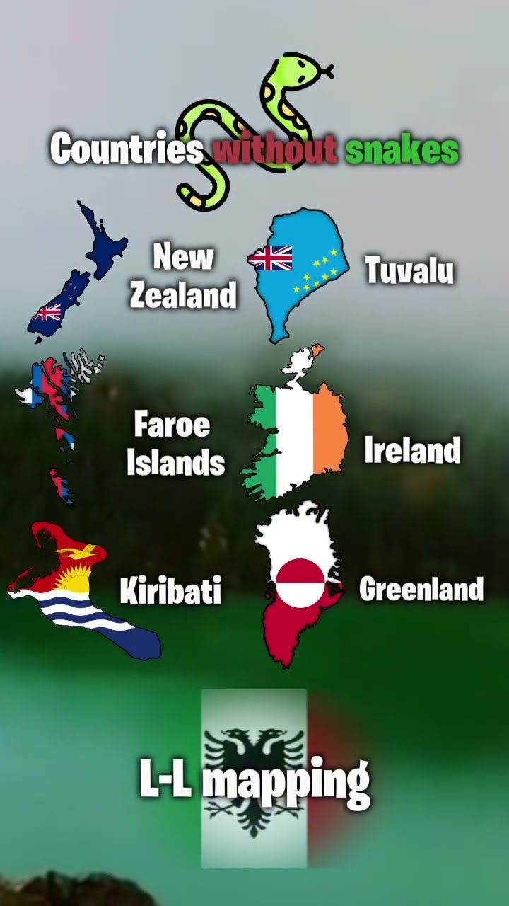 Countries without snakes capcut mapping not my voice youtube