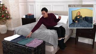 Berkshire Blanket Luxe Collection LunaSoft Plush Sheet Set on QVC screenshot 5