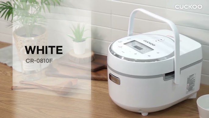 Cuckoo 8-Cup White Micom Rice Cooker CR-0810F