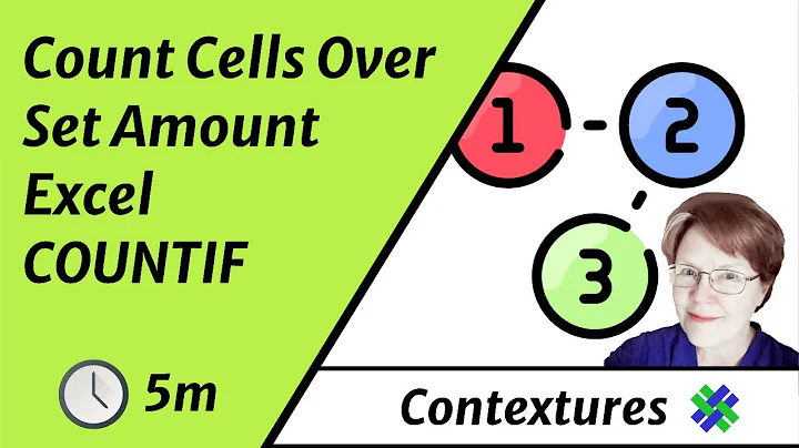 Count Cells Greater Than Set Amount With Excel COUNTIF Function