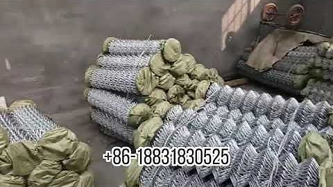 Full automatic single wire chain link fence machine with compactor /chain link fence making machine