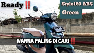 Beda Banget‼. Review  New Honda Stylo 160 ABs Green, kok Ganteng Pol .