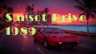 🎵Glam Synthwave 80s🌴| #36 Sunset Drive 1989... Champagne Skies and Pink Thoughts. screenshot 5