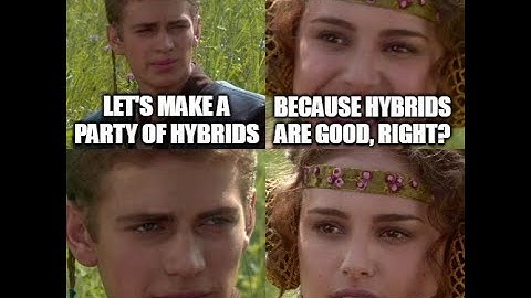 Wizardry 8 - a hybrid party