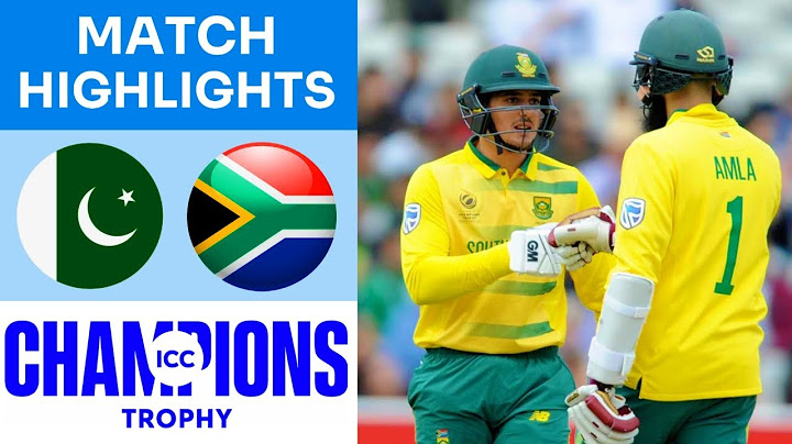 Pakistan vs South Africa - ICC Champions Trophy 2017 - HD Highlights