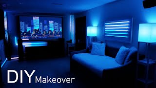 2023 Ultimate Gaming Room Makeover  Chill Space Transformation  DIY Video