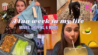 Spend a fun week with me! Shopping, going to the movies, and taco tuesday!