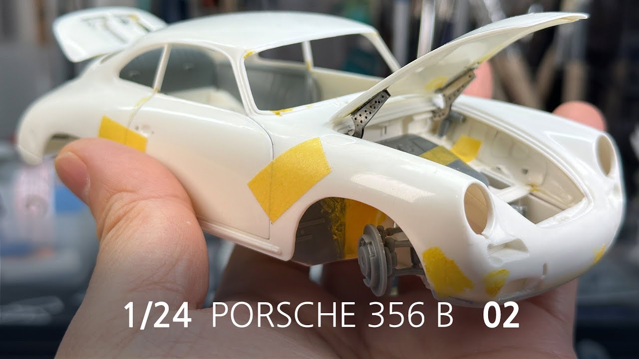 PORSCHE 356B CARRERA2 1/24 FUJIMI - part 02 - YouTube