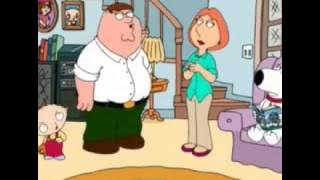 Stewie pee's on the carpet