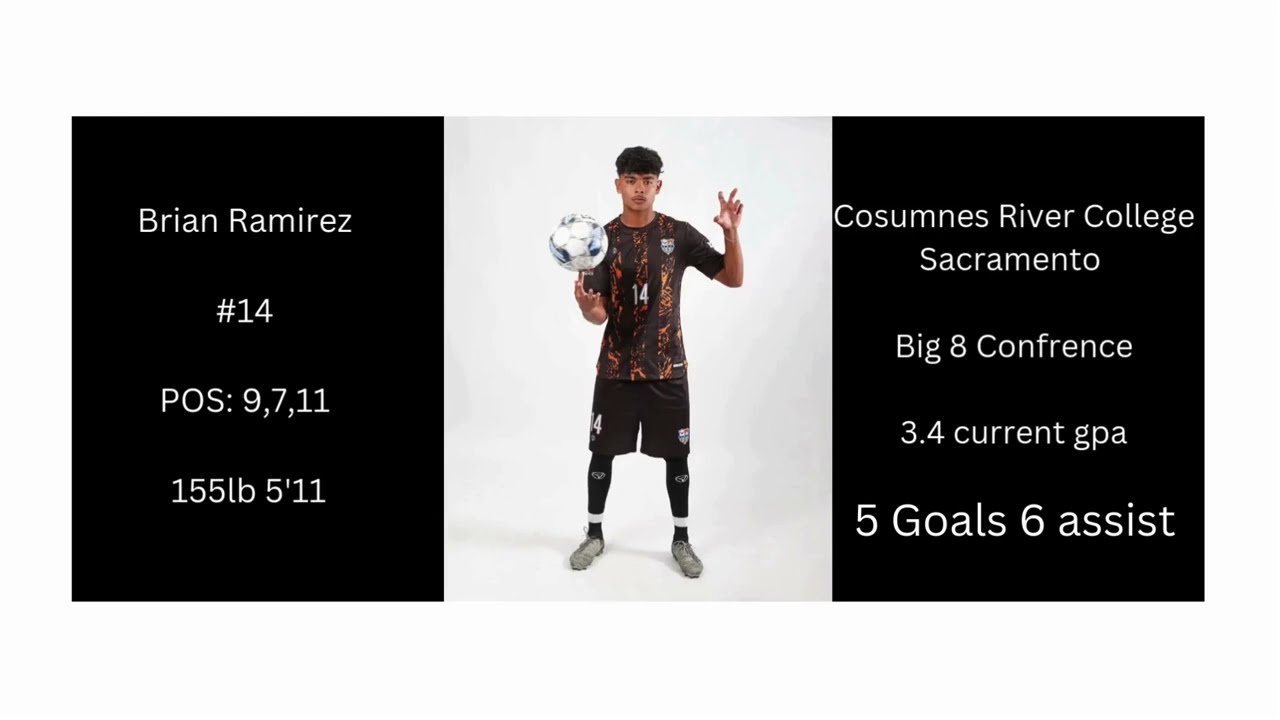 Brian Ramirez- #14-Cosumnes River College Fall Season 2024