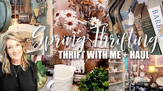 Thrift With Me | Huge Cottage core and Easter Decor Haul | Home Decor Thrifting | Robin Lane Lowe