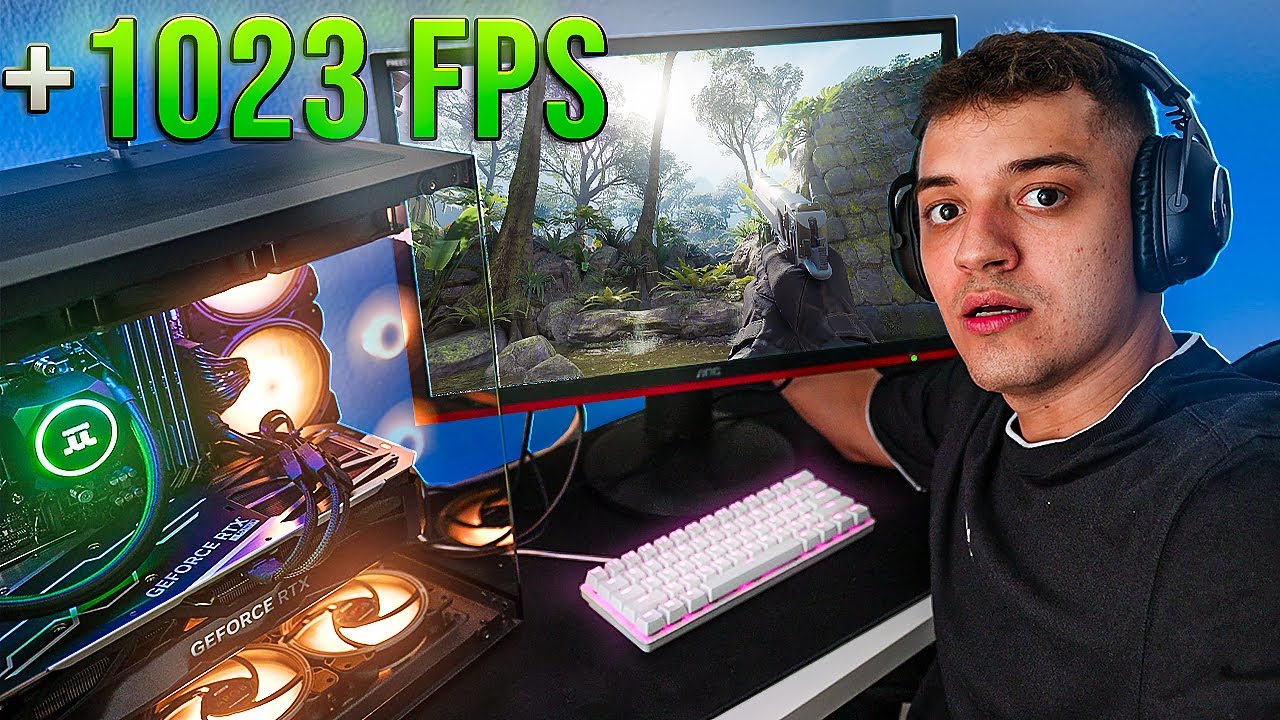 não sei explicar meu NOVO PC que roda CS 2 a 1000 FPS (é real