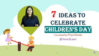 How to celebrate Children's Day
