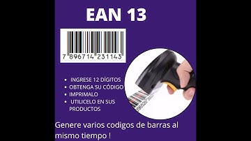 Generador de códigos de Barra EAN13