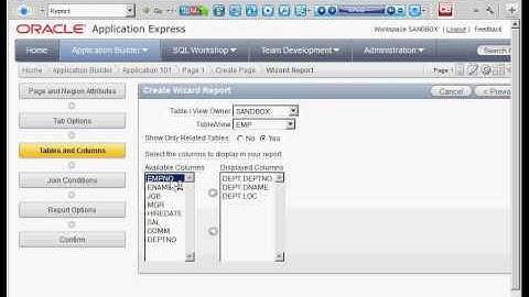 Oracle Application Express 4 Reports - Intermediate