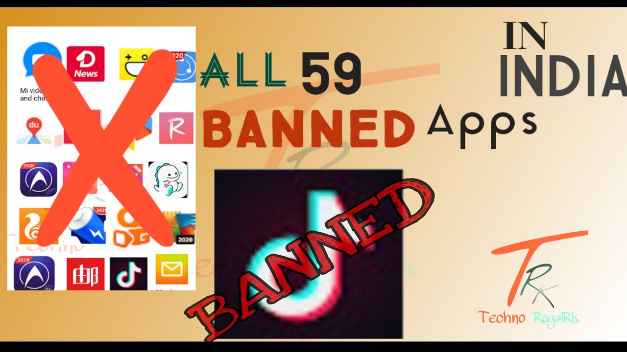 Banned Chinese apps in India - YouTube