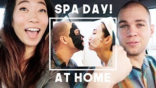 AT HOME SPA DAY WITH MY DEAF BOYFRIEND
