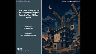 VSM for slab cycle monitoring & reducing time of slab cycle-JANIL KALATHIYA-PCM24142|CEPT University
