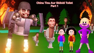 Chinu Tinu Aur Skibidi Toilet Part 1 | TINU KI SHAITANI | Gulli Bulli | Cartoon | Baba Wala screenshot 3